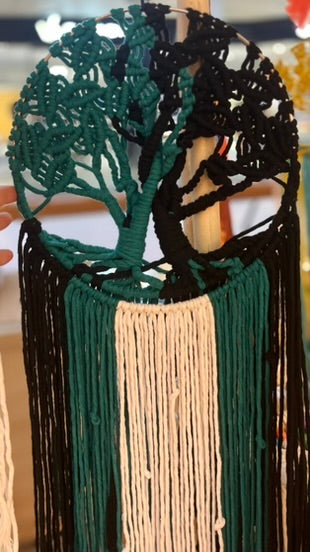 Árbol de la Vida en Macramé