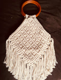 Cartera Artesanal "Boho Flecos"