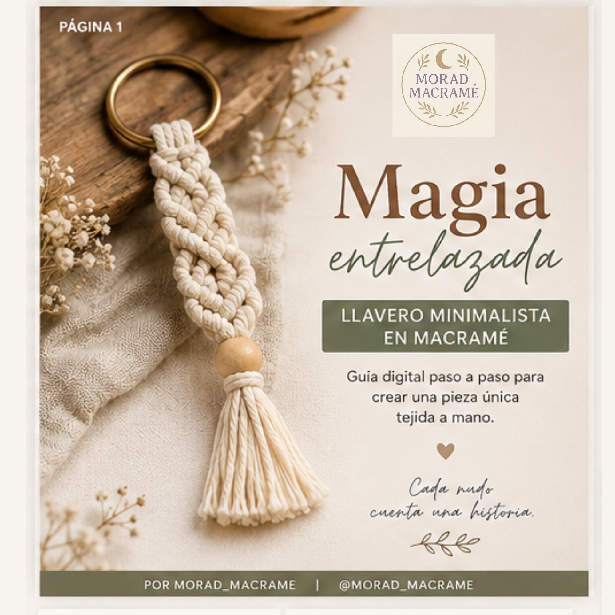 Llavero de macrame PDF